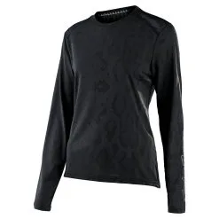 Troy Lee Designs Wmns Lilium LS Jersey Snake Black