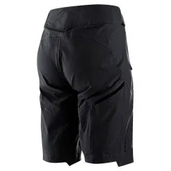 Troy Lee Designs Womens Lilium Short W/Liner Solid Black -Bike Sales su21 womens lilium solid shorts w liner BLACK 2